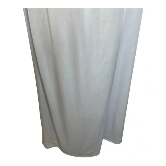 Lady Lisa Vintage Nylon Sheer Mesh Pale Blue Long Nightgown Chemise Lingerie - Picture 4 of 6